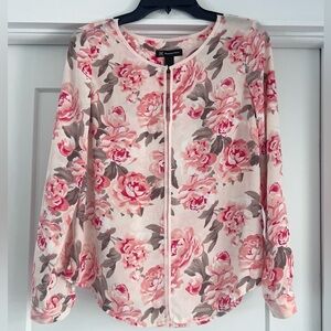 INC International Concepts Pink Floral-Print Blouse
